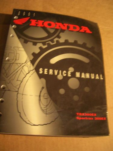 2001 honda  trx300ex sporttrax 300ex service manual part # 61hm350