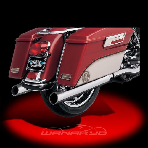 Supertrapp super elite slip-on mufflers for 1995-2009 harley touring(pr.)