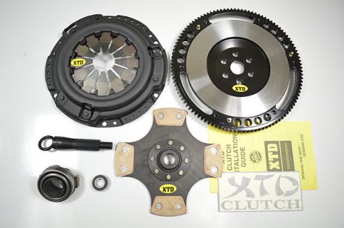 Xtd stage 5 xxtreme clutch &amp; flywheel kit civic d15 d16 d17 hydro *rigid*