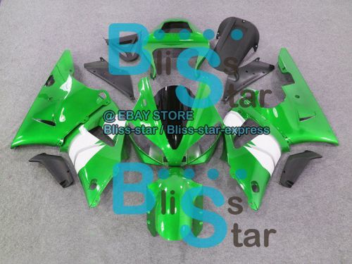 Green gloss injection fairing bodywork plastic for yamaha yzf-r1 2000-2001 43 b5