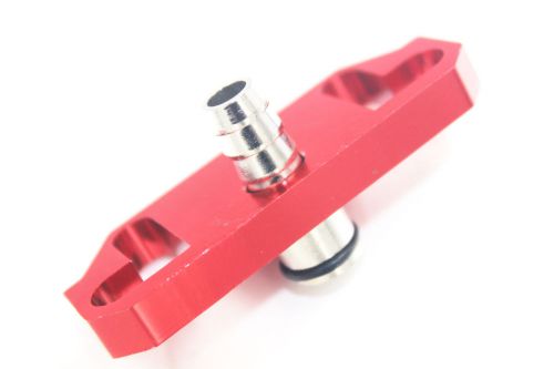 Hot sale racing honda adapter riser fuel regulator adaptor rail red