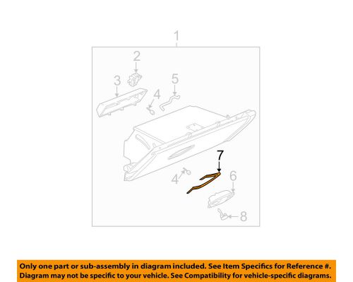 Gm oem glove box-handle retainer 22685020