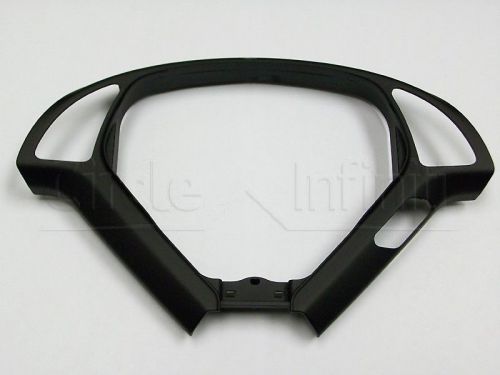 New oem infiniti ex35 black steering wheel trim bezel w/o tech pkg 2008-2012