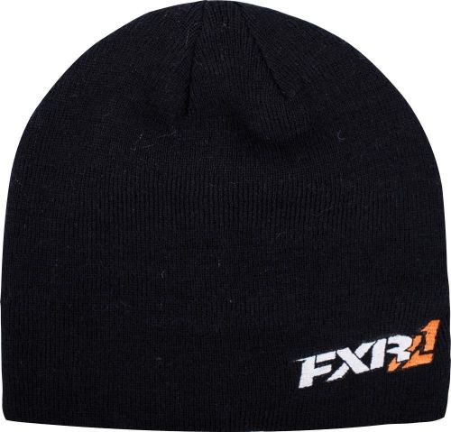 2016 fxr infinite snowmobile ski adult blk/org beanie cap hat - new - one size