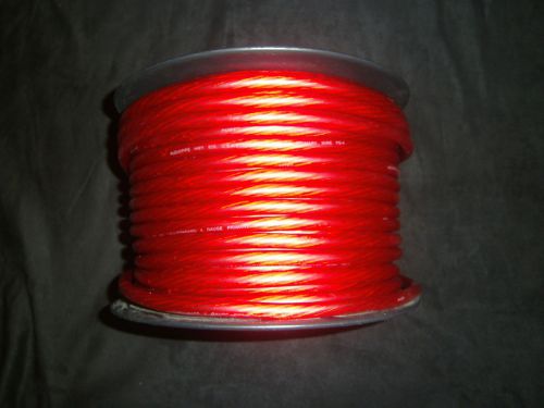 4 gauge wire 30 ft awg cable red super flexible primary stranded power ground