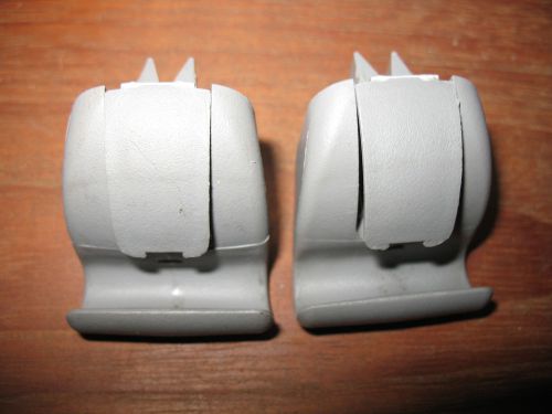 2001-2007 ford escape  sun visor clips set (2) dark gray