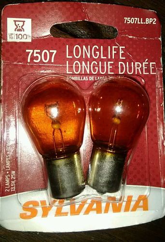 Turn signal light bulb-long life blister pack twin sylvania 7507ll.bp2