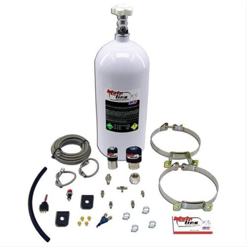 Nx nitrous system mainline wet 50-150 hp 10 lb. bottle white efi kit ml2000