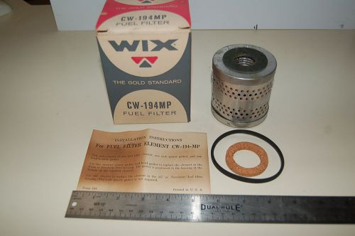 Vintage wix fuel filter # cw-194mp, fordson diesel tractor