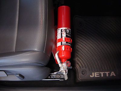 Rennline 06+ golf/jetta/rabbit mk5/mk6 manual seats fire extinguisher mount silv