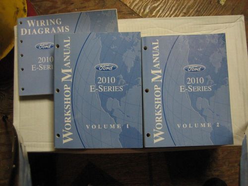 Ford oem shop manual and wiring diagrams 2010 econoline e-series van