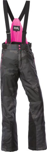 Divas 97231 divas craze bib black camo/pink 4x