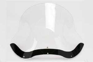 Klock werks clear 16" flare windshield - 1998-2013 road glide fltr, fltrx harley