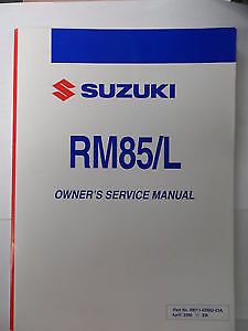 Suzuki rm85/l service manual