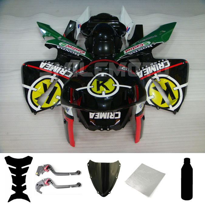 Bundle injection fairing windscreen levers for honda 2005 2006 cbr 600 rr f5 pag