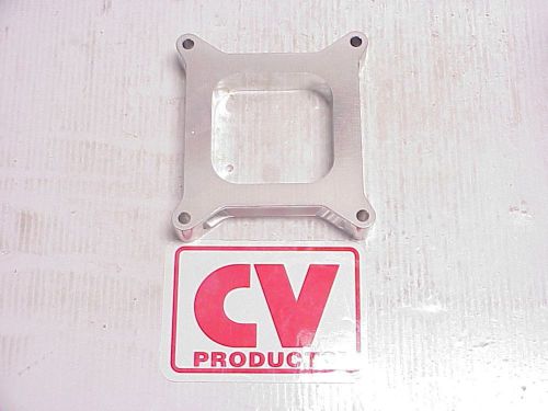 New cv billet aluminum 1.250&#034; thick holley carburetor spacer cv240-lw mh8