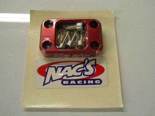 New nacs racing handlebar clamp,red, yamaha  banshee,warrior,blaster,atv