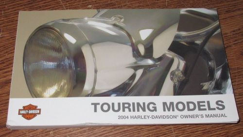 2004 harley-davidson touring models owners manual flhr flhrs fltr flht flhtcu