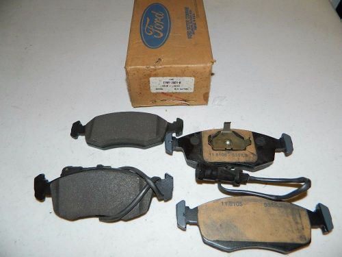 Nos set of merkur xr4ti and scorpio ft brake pads with wear sensors e7ry-2001-b