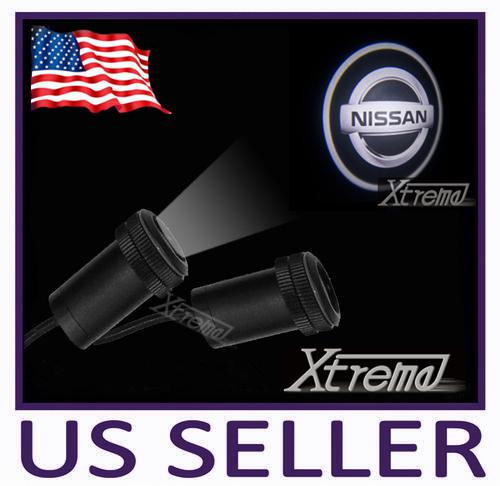 2x latest led 5w 4th gen car door laser projector logo light for nissan