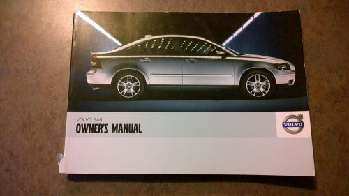 2007 volvo s40 owner&#039;s manual book great shape cheap