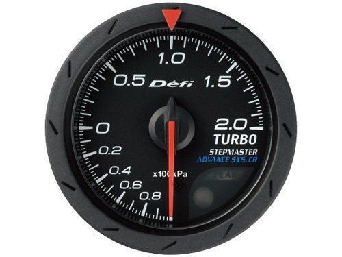 Defi df07802 advance cr gauge black face turbo boost 52mm