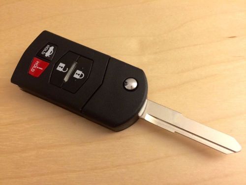 Mazda remote flip key shell/case 4 button mazda 3 5 6 rx-8 cx-7 cx-9