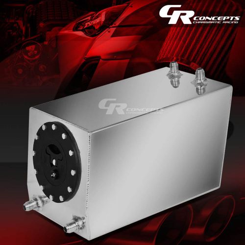 3 gallon lightweight polished aluminum gas fuel cell tank+level sender+foam