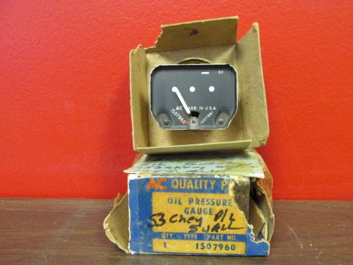 1953 chevy belair with powerglide transmission  oil gauge   nos ac 516
