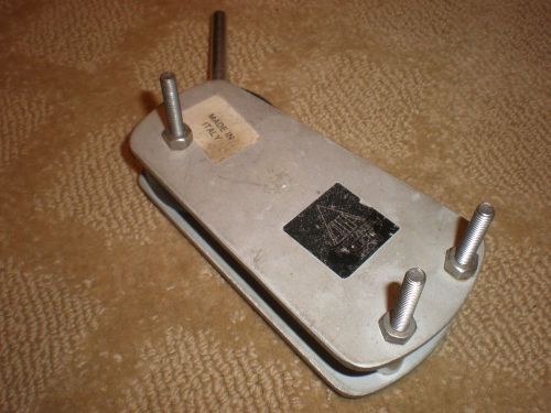 Vintage attrezzature veliche sailboat return block ?? with cam lock ? - italy