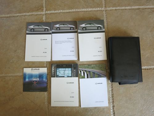 Used 2009 lexus es 350 owners manuals