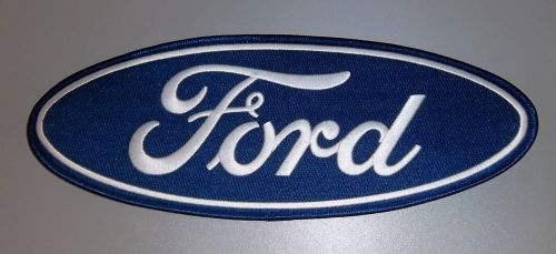 New 4&#034; x 10 3/4&#034; ford oval classic embroidered uniform patch! high quality!