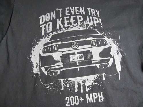 Ford mustang gt cobra t shirt black w/graphics t shirt sz xl