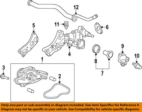 Honda oem 957010602208 water pump-water pump assembly bolt