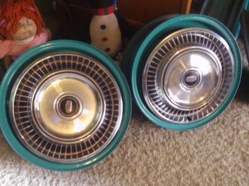 (3) 1978 mercury zepher hub caps