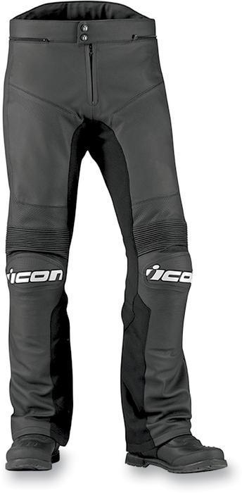 Icon overlord prime leather motorcycle pants black 34 us