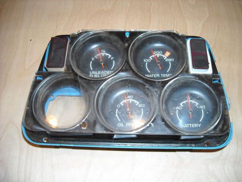 1975-79 corvette center gauges