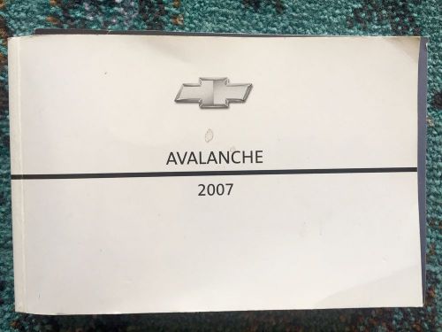 2007 gmc avalanche owner manual