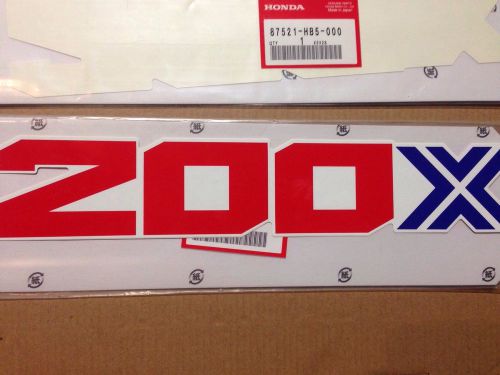 1986 nos honda atc 200x rear fender decals stickers