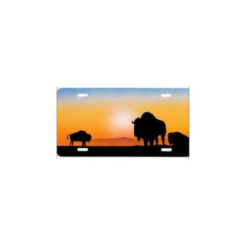 Bison / buffalo license plate - 04-9348d