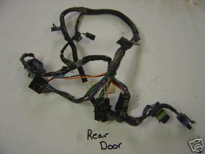 Cadillac seville door wiring harness rear 94