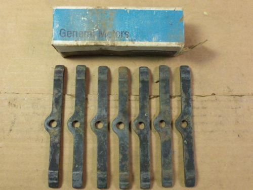 Fatcory gm nos valve cover support brackets 7 pieces sbc chevy camaro chevelle