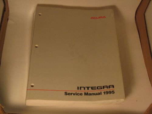 1995 acura integra oem service manual shop repair factory gs-r; gs; ls; se