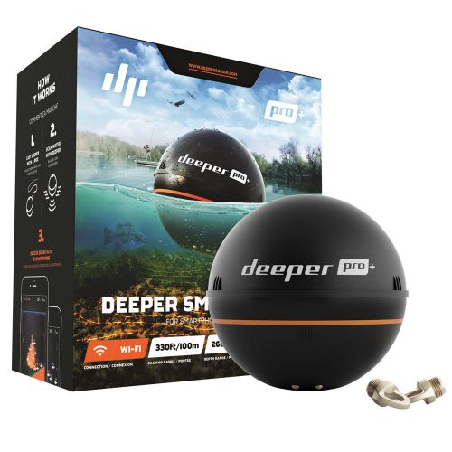 Deeper smart sonar pro+ wifi &amp; gps mfg# fldp-13