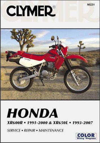 Honda xr 600 xr600 xr600r (91-00) xr650l xr650 650 (93-07) clymer repair manual