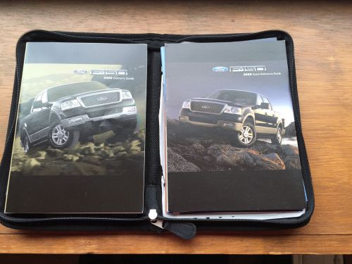 05 2005 ford f150 owners manual guide with zippered case