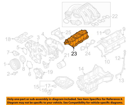 Nissan oem 05-12 pathfinder-intake manifold 14003ea200