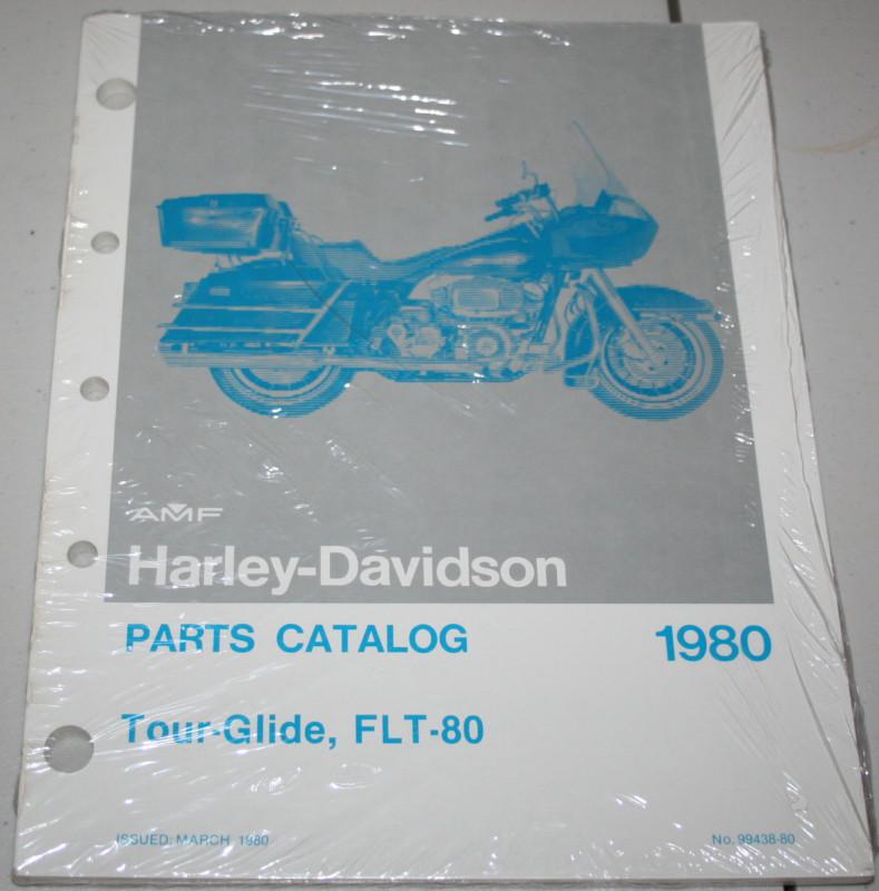 Harley davidson tour-glide flt 1980 parts catalog part #99438-80 brand new (51)