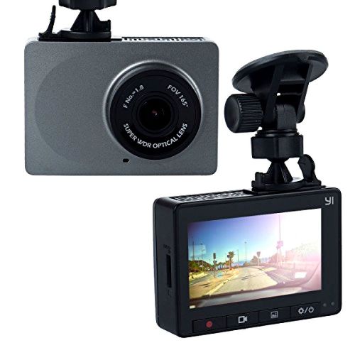 Car camera yi smart dash dvr night vision hd 1080p gray 2.7&#034; tft lcd wide angle