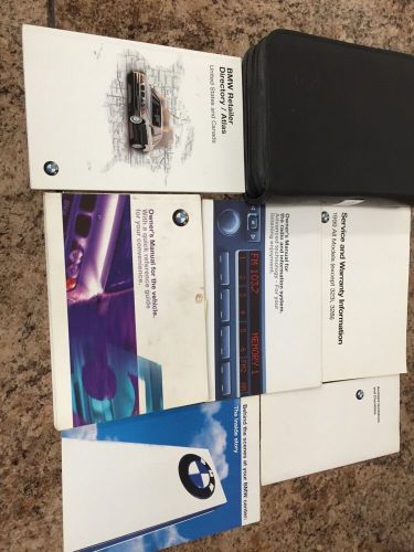 1999 bmw 5-series 528i 540i sedan touring oem owner&#039;s manual w/ supplements &amp; ca